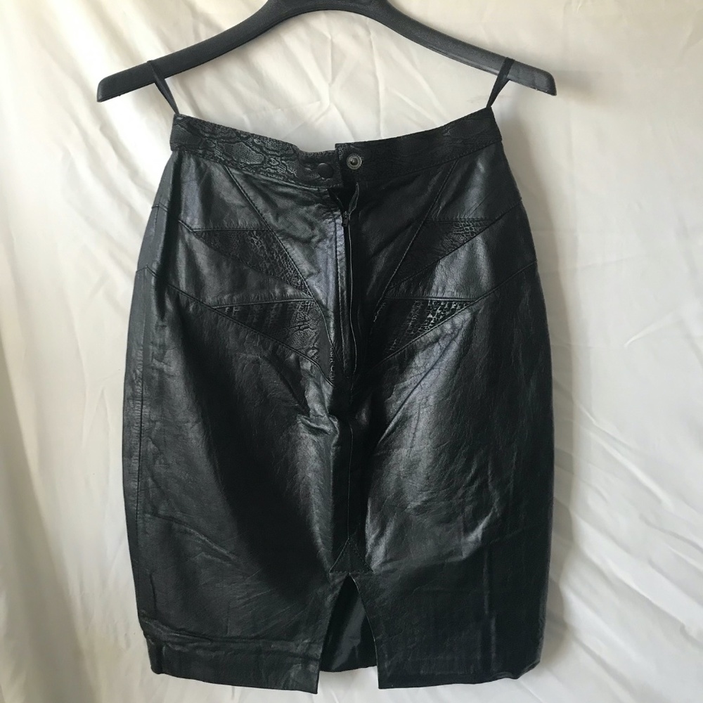 G-III Leather Skirt